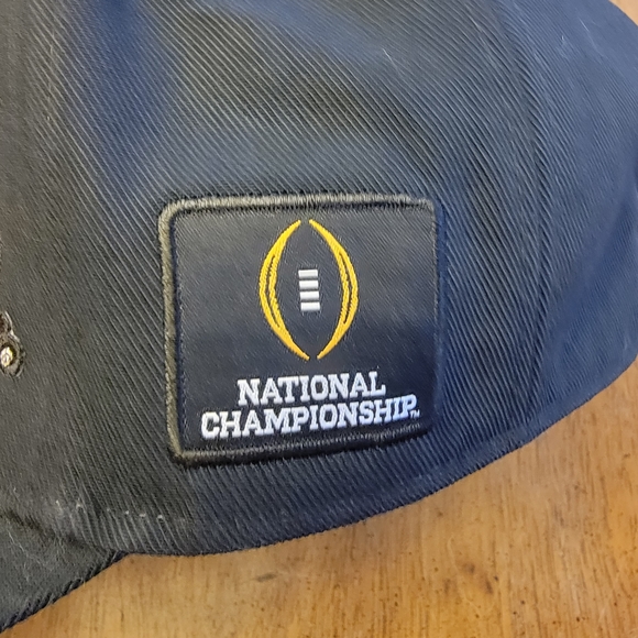 Alabama Crimson Tide 2015 National Champions Nike Black Cap Hat - One size - Picture 3 of 4